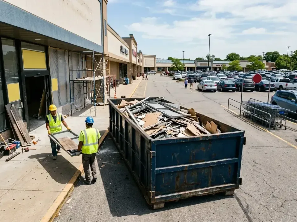 retail-store-renovation-debris-003 — frequently asked questions, Roll-off Dumpster Rentals in Palos Heights, IL